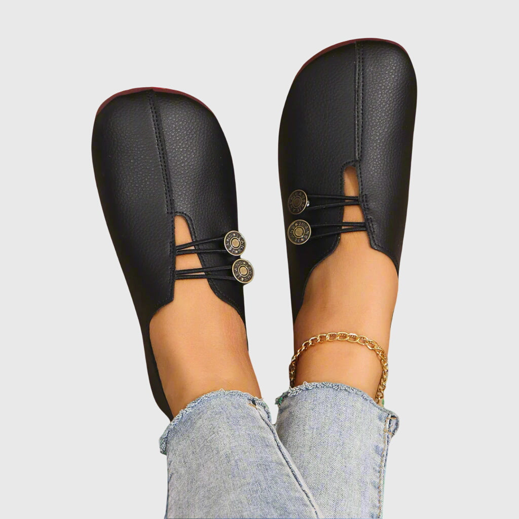 Catherine | Women Spring Casual Slip-On Button Flats