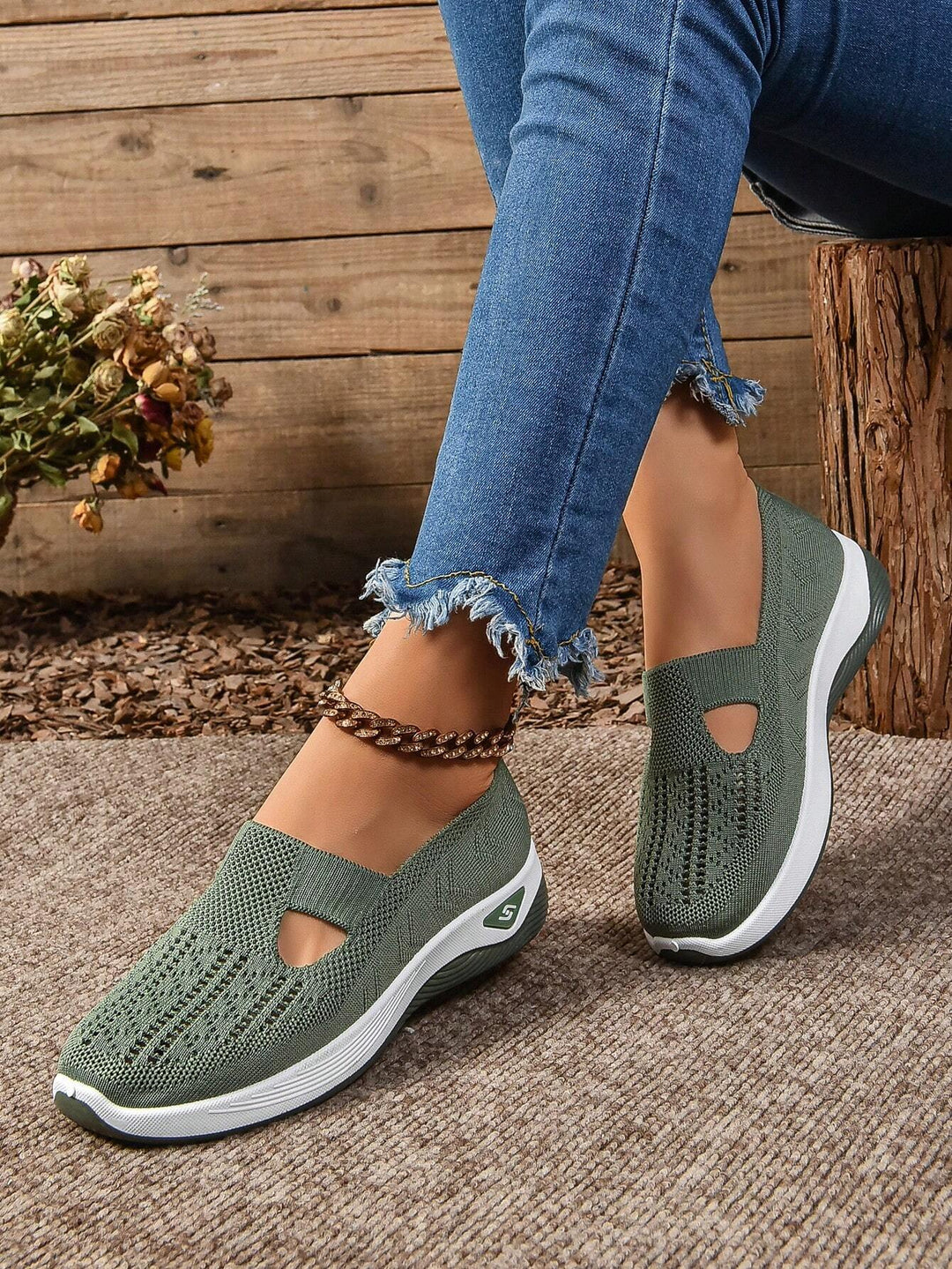 Alice | Womens Slip On Casual Walking Shoes