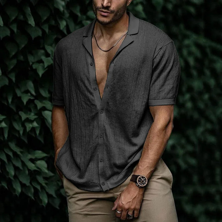 Brandon | Men Casual Short Sleeve Button Shirt
