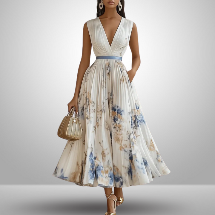 Jasmine | Women’s Flowy Sleeveless Summer Maxi Dress