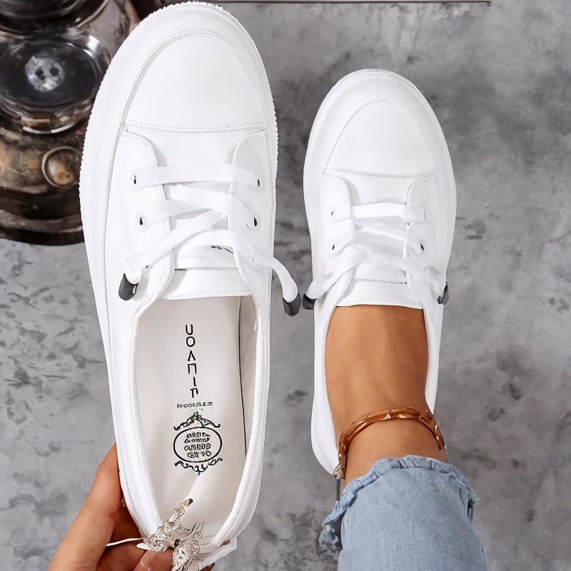 Daisy | Womens Minimal Lace Up Sneakers