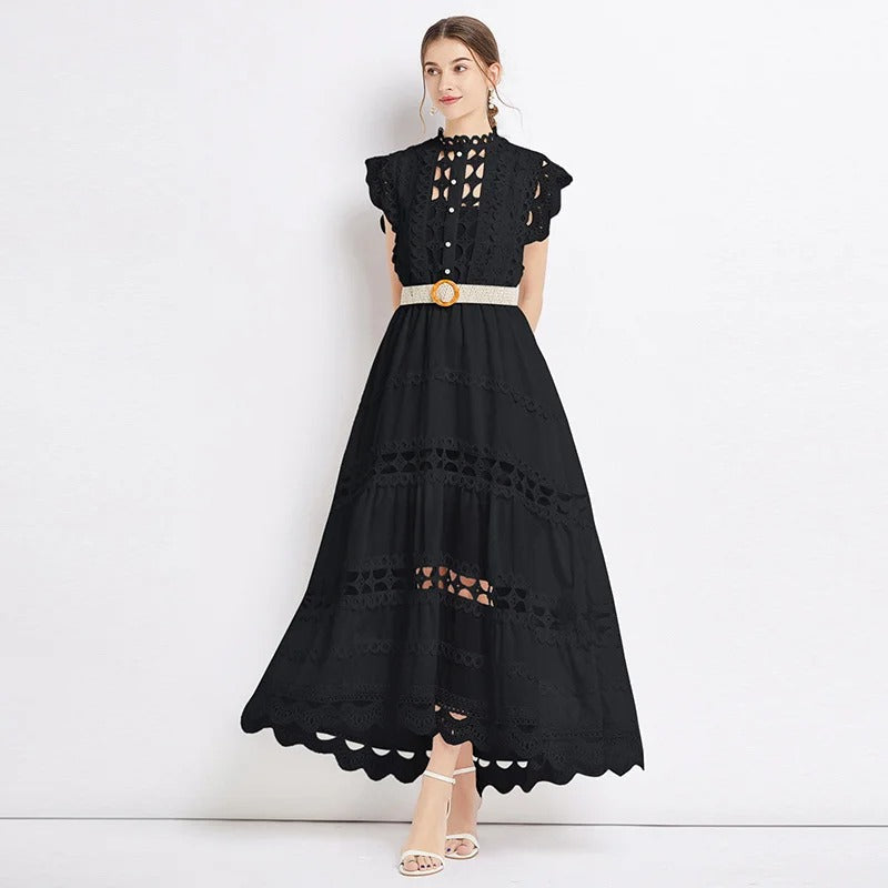 Lisette | Elegant Sleeveless Lace Dress