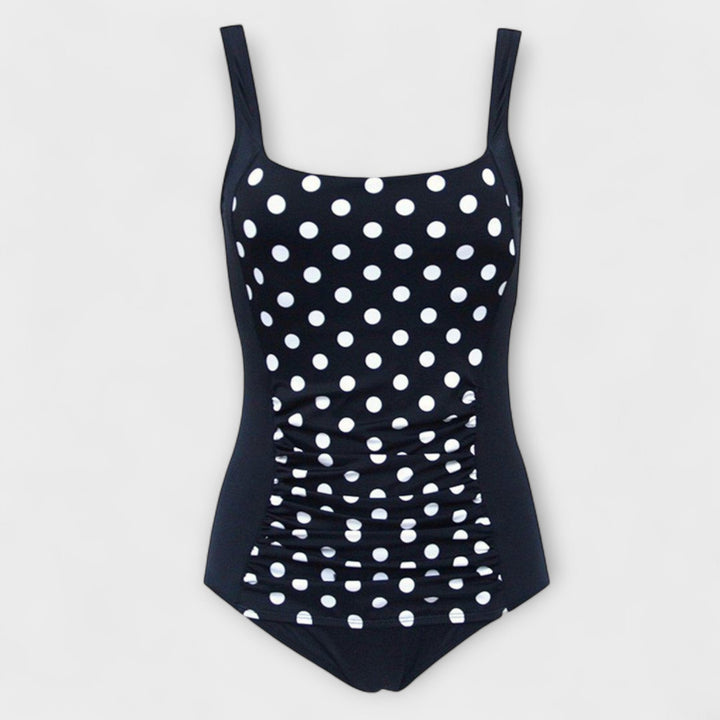 Faye | Women’s Retro Square Neck Padded Swimsuit