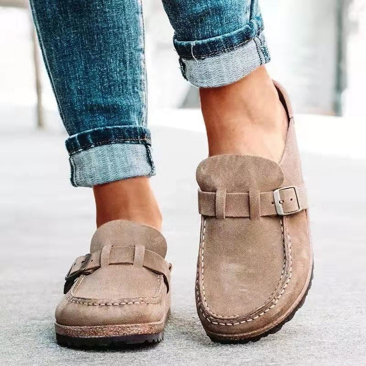 Eleanor | Womens Buckle Slip On Loafers