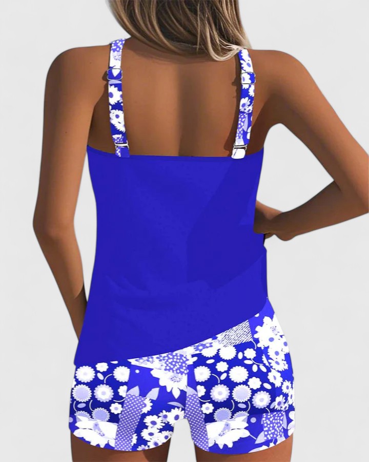 Grace | Women’s Floral Print Tankini Swimsuit
