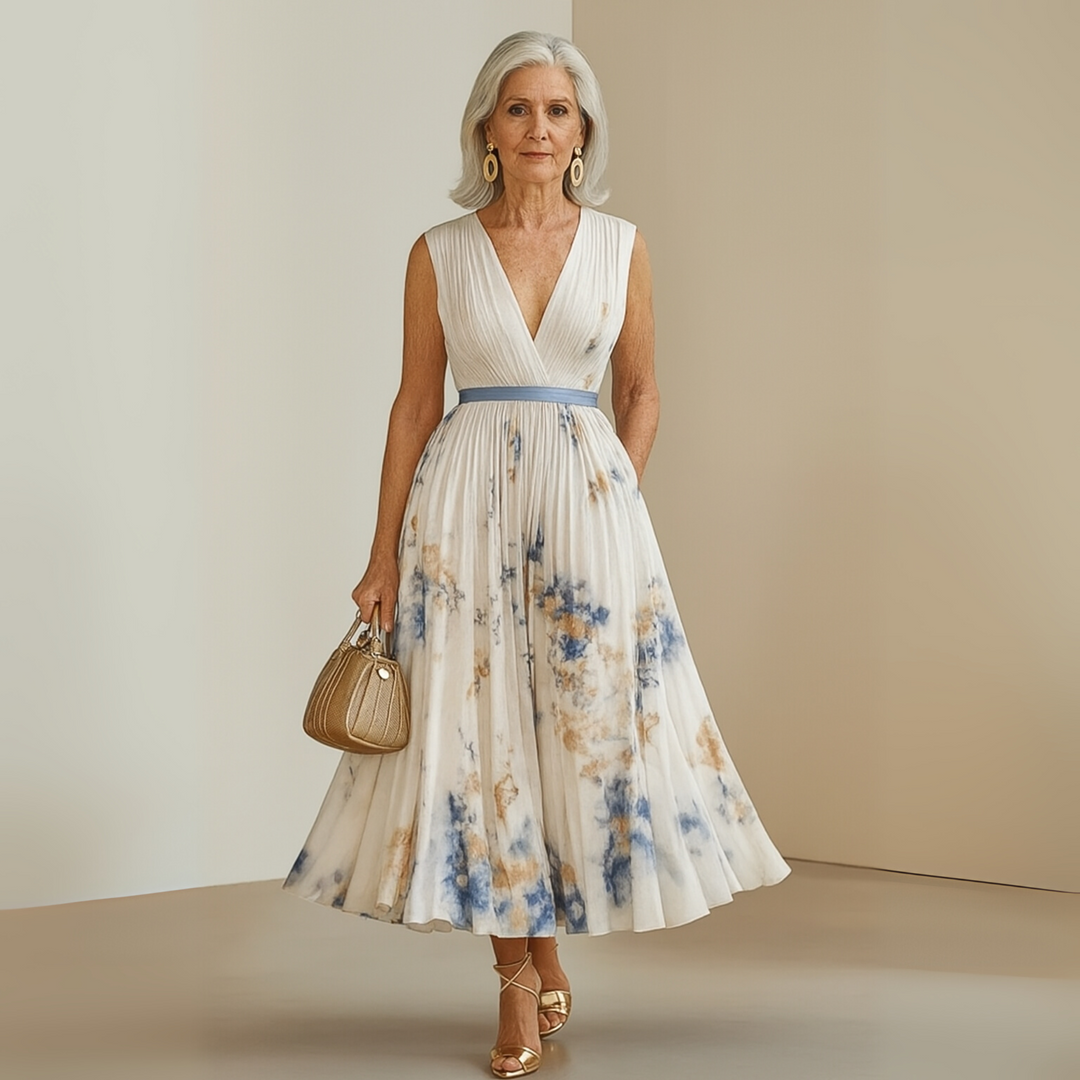 Jasmine | Women’s Flowy Sleeveless Summer Maxi Dress