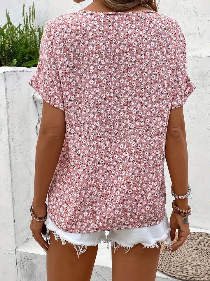 Taylor | Women Chic Floral Summer Print Blouse