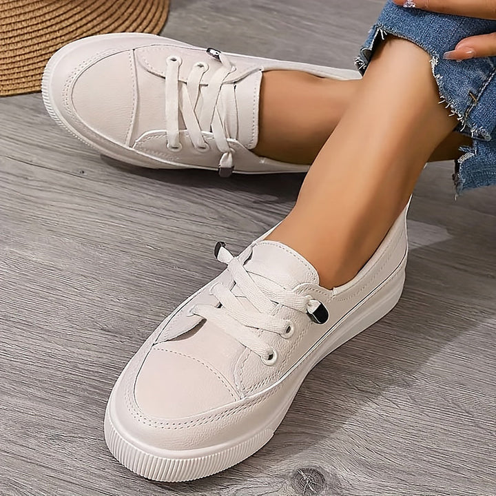 Daisy | Womens Minimal Lace Up Sneakers