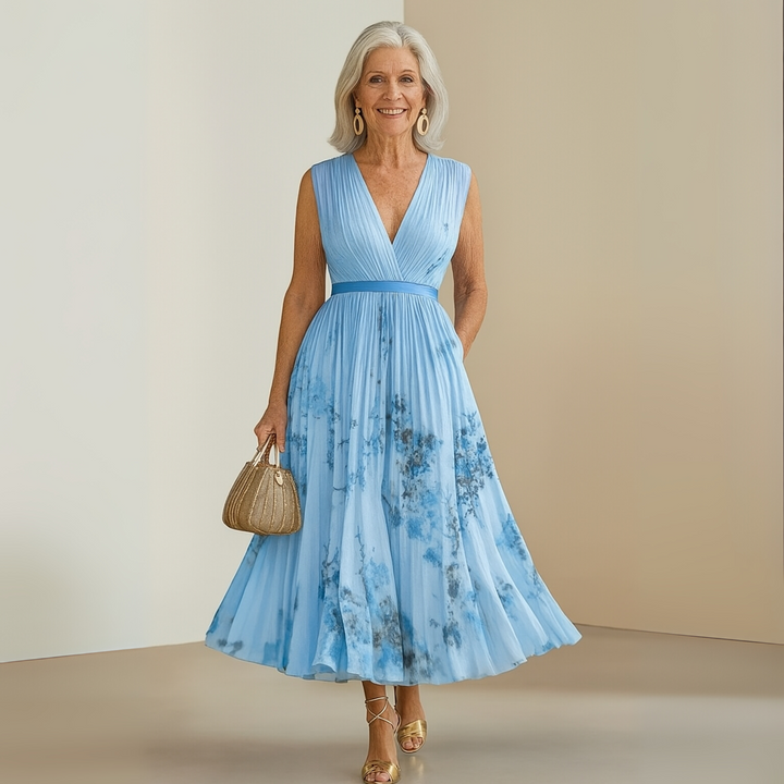 Jasmine | Women’s Flowy Sleeveless Summer Maxi Dress