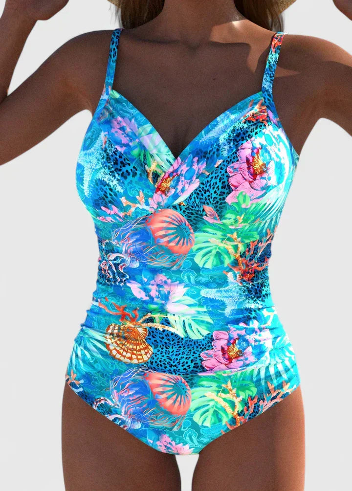 Emma | Women’s Luxury Printed Beach Swimsuit