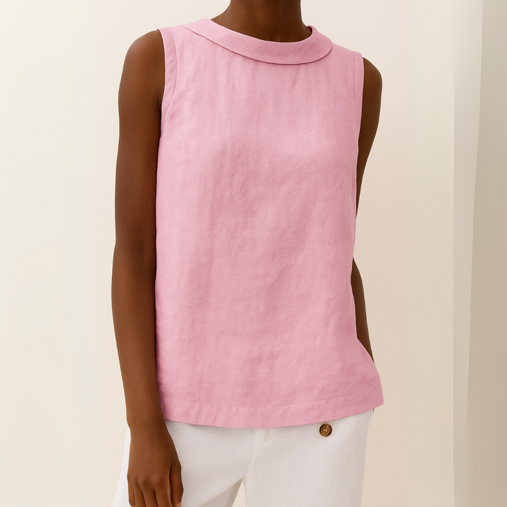 Sophia | Women’s Sleeveless Casual Round Neck Top