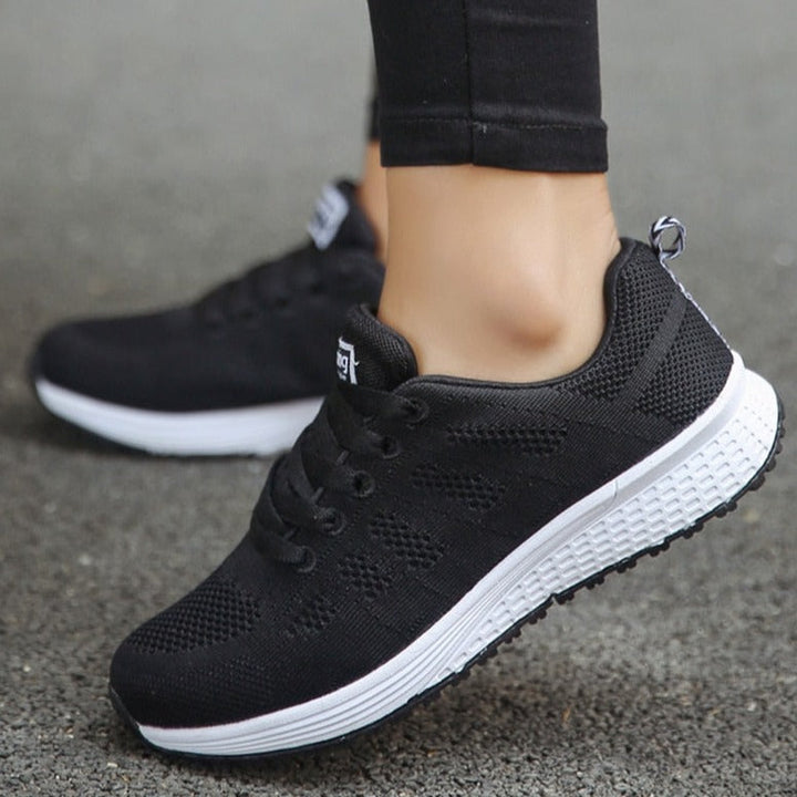 Elizabeth | Womens Lace Up Casual Walking Sneakers