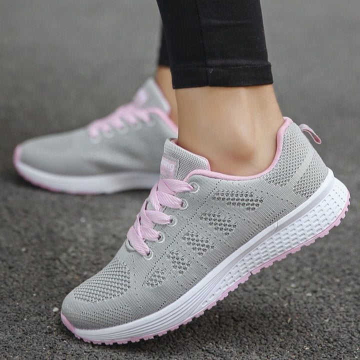 Elizabeth | Womens Lace Up Casual Walking Sneakers