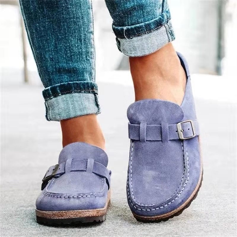 Eleanor | Womens Buckle Slip On Loafers