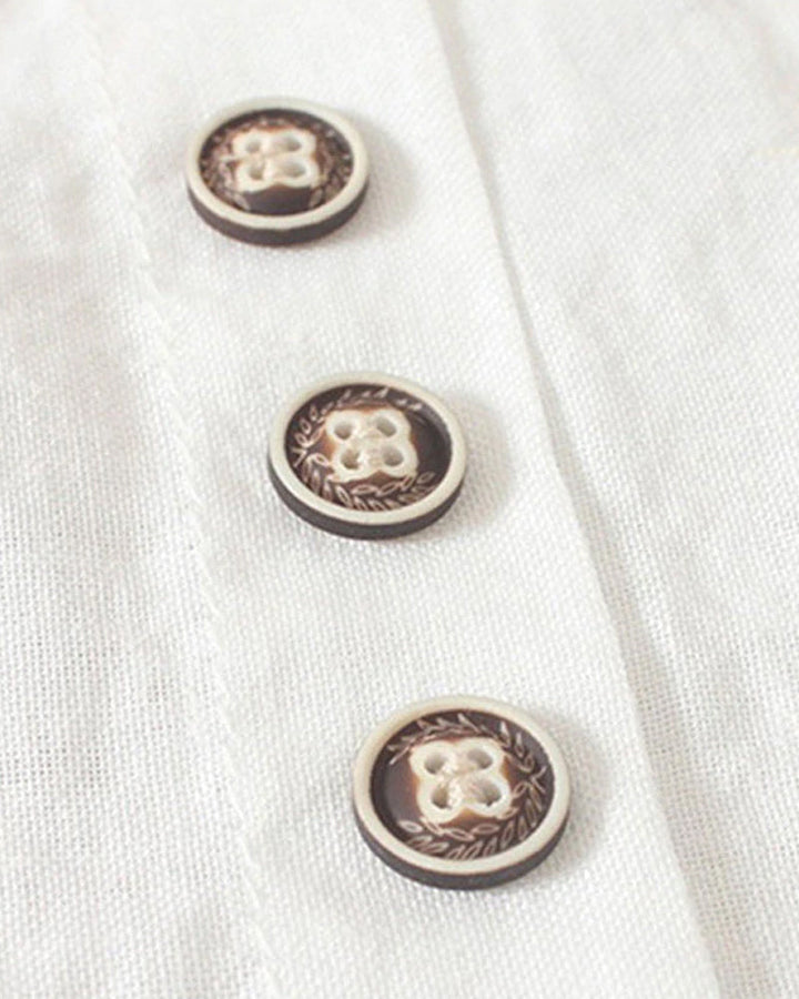 Liam | Women’s Summer Button Detail Casual Blouse