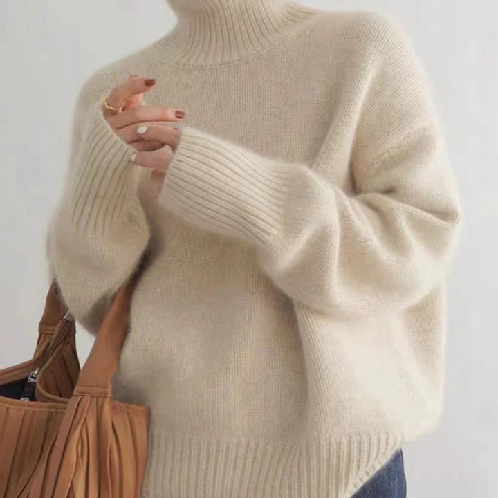 Amelia | Women’s Turtleneck Oversized Casual Sweater