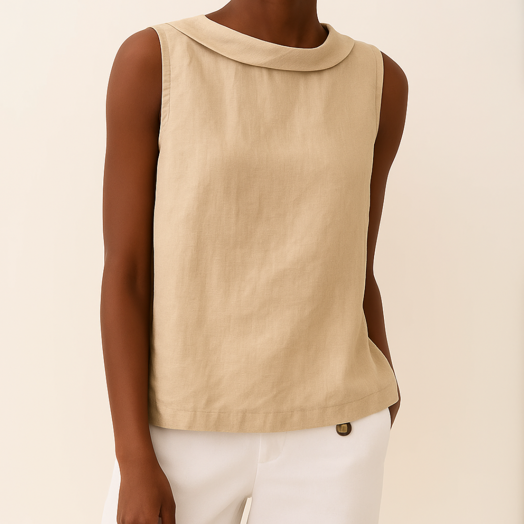 Sophia | Women’s Sleeveless Casual Round Neck Top