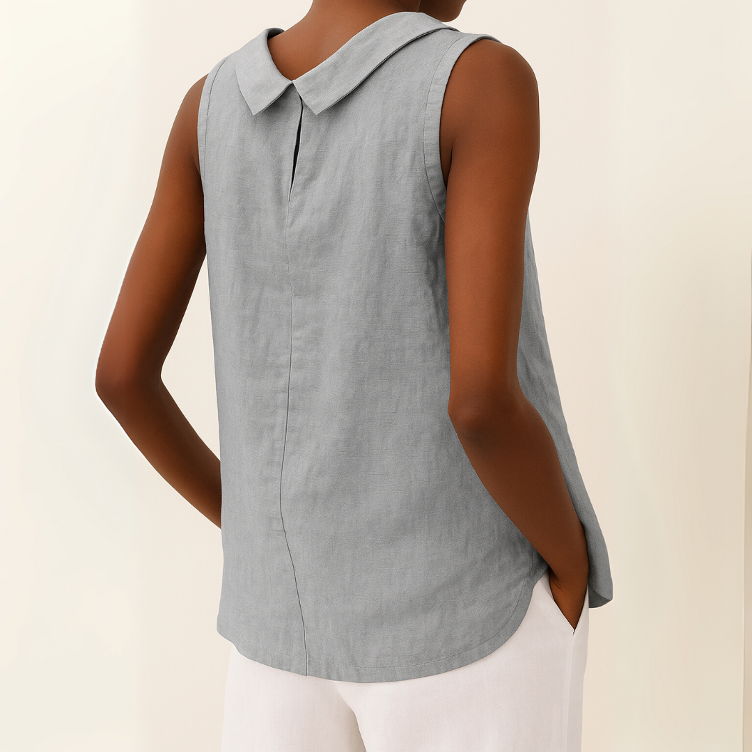 Sophia | Women’s Sleeveless Casual Round Neck Top
