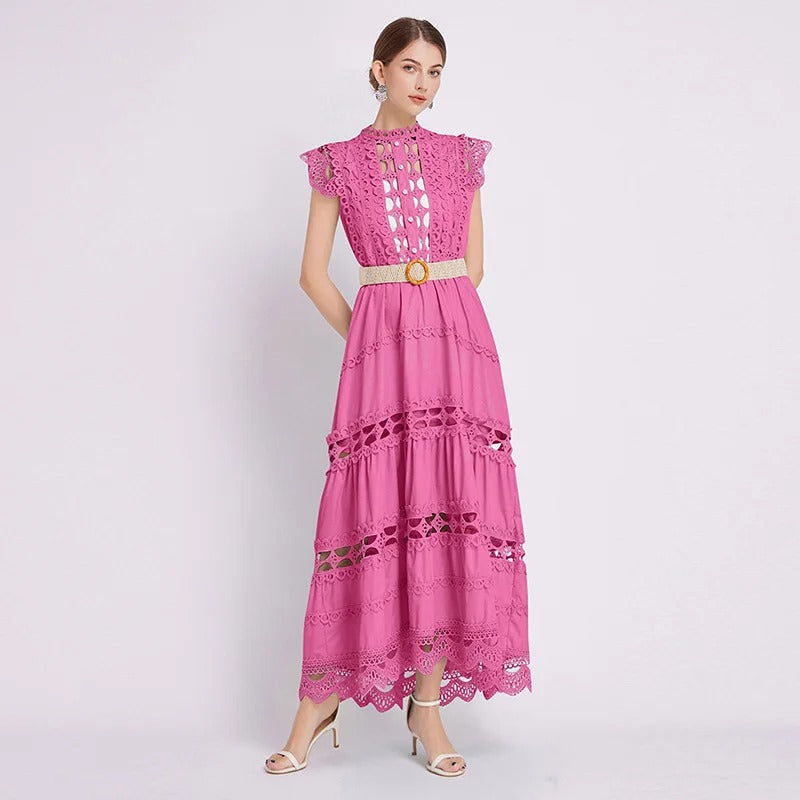 Lisette | Elegant Sleeveless Lace Dress