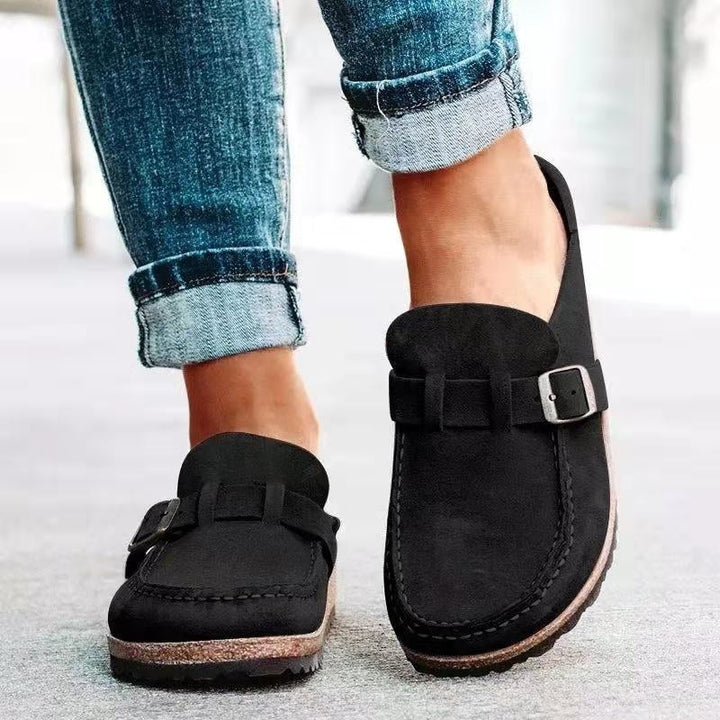 Eleanor | Womens Buckle Slip On Loafers