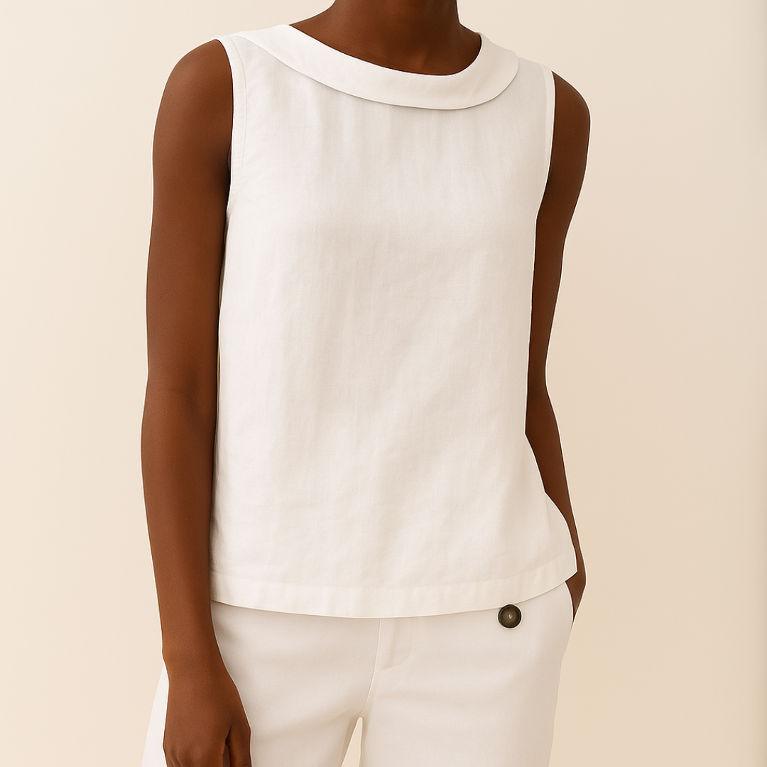 Sophia | Women’s Sleeveless Casual Round Neck Top