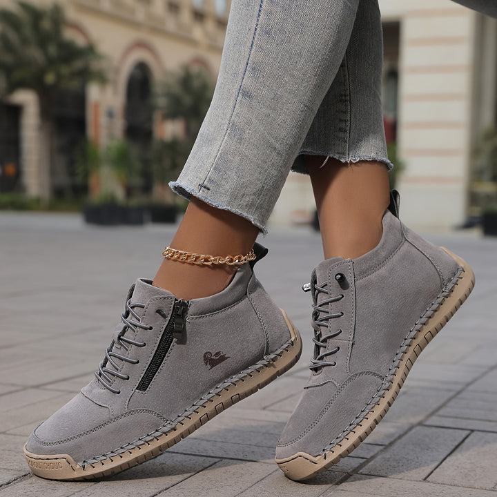 Clara | Women Spring Zip Up Walking Sneakers