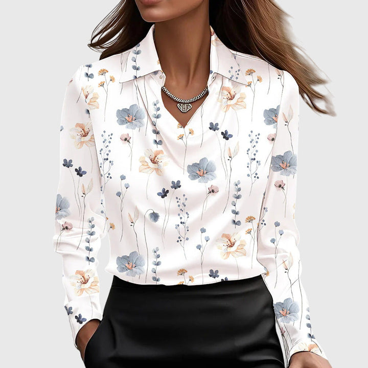 Poppy | Women’s Cowl Neck Long Sleeve Top