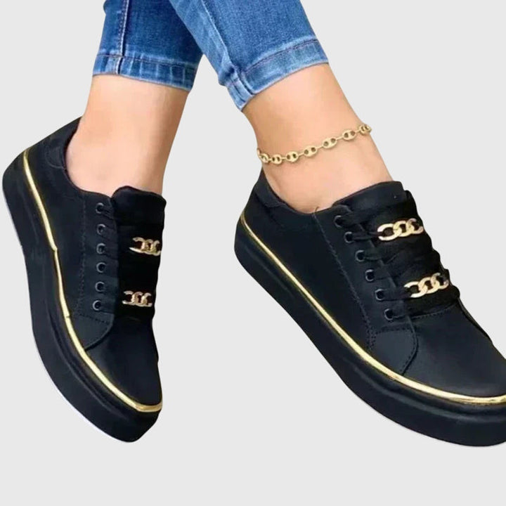 Bianca | Women Spring Casual Velvet Lace-Up Sneakers
