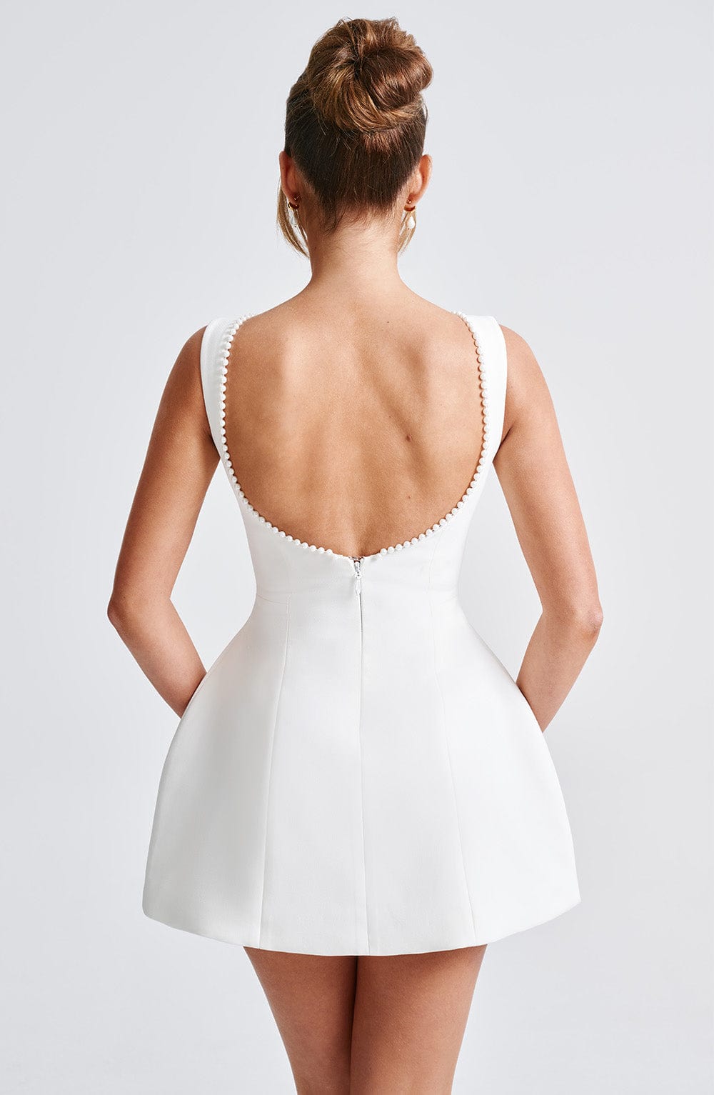 Catherine | Women's Wedding Guest Structured Mini Dress