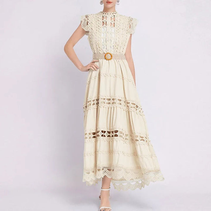 Lisette | Elegant Sleeveless Lace Dress