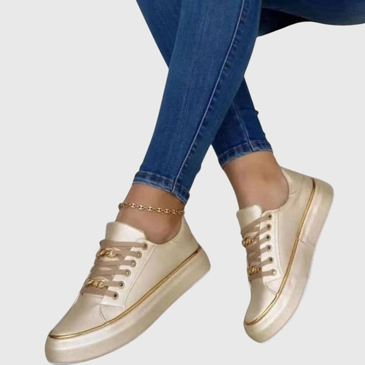 Bianca | Women Spring Casual Velvet Lace-Up Sneakers