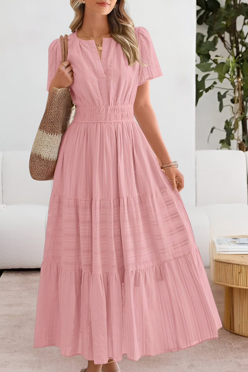 Adrianna | Boho Breeze Midi Dress