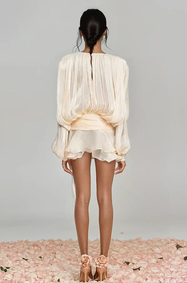 Aminah |  Ruffle Mini Dress