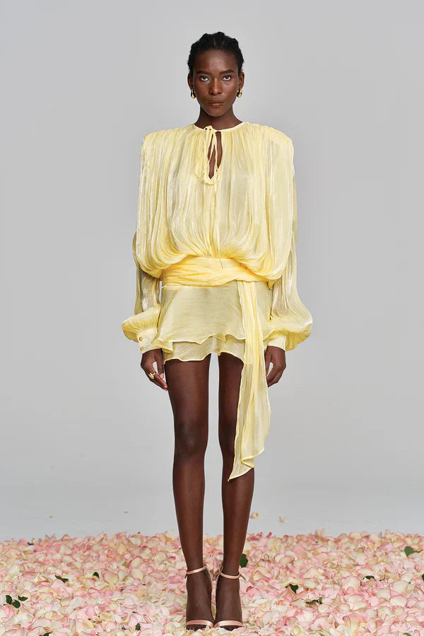 Aminah |  Ruffle Mini Dress