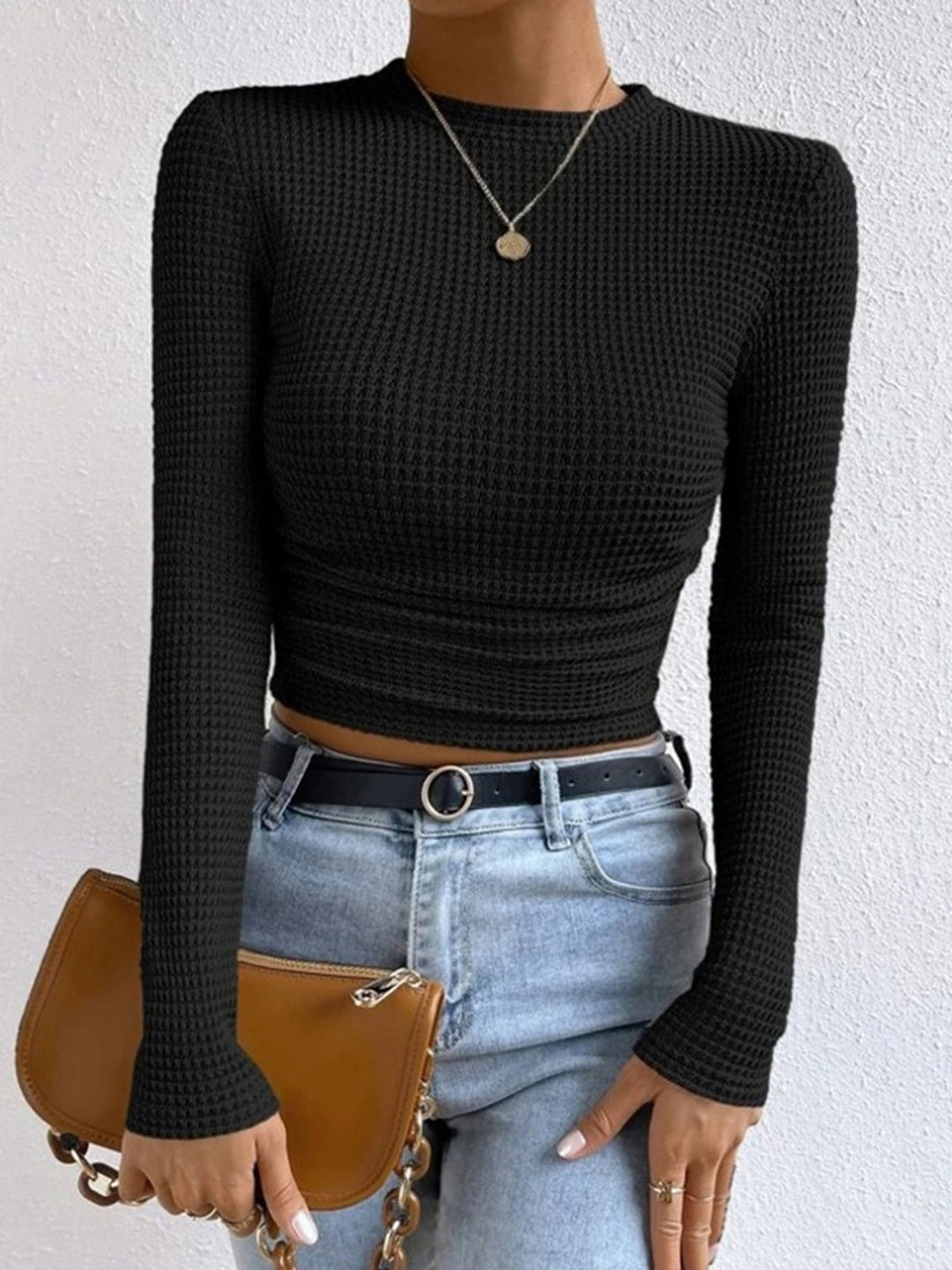 Emma | Women Spring Long Sleeve Crop Top
