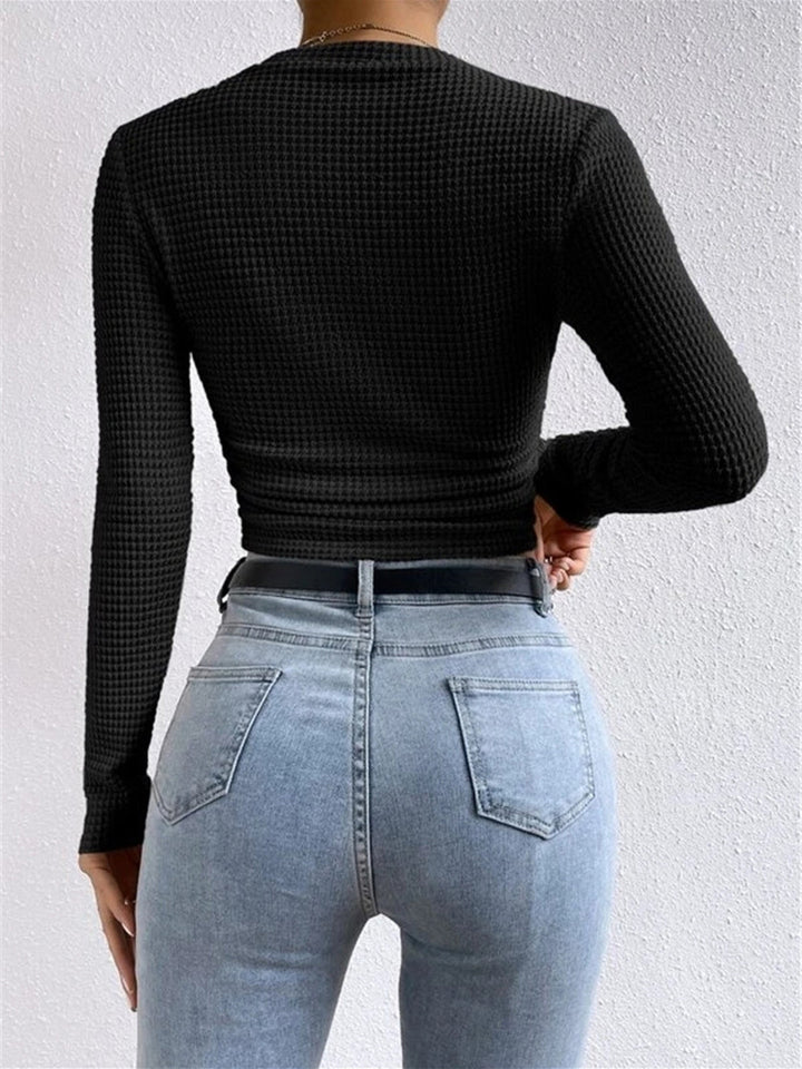 Emma | Women Spring Long Sleeve Crop Top
