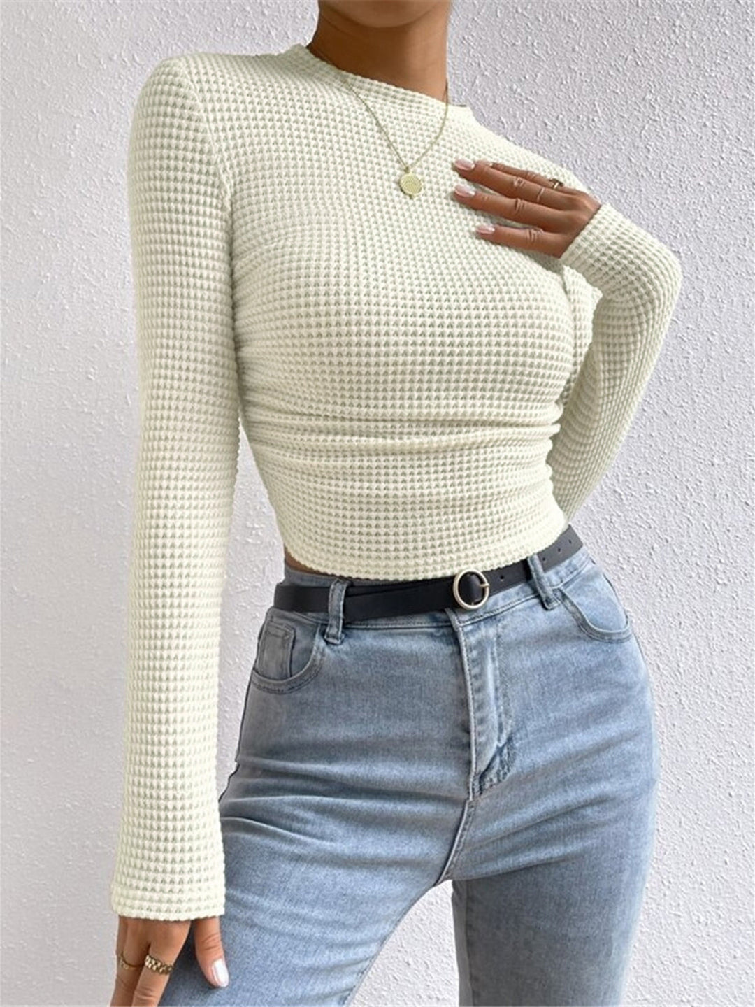 Emma | Women Spring Long Sleeve Crop Top