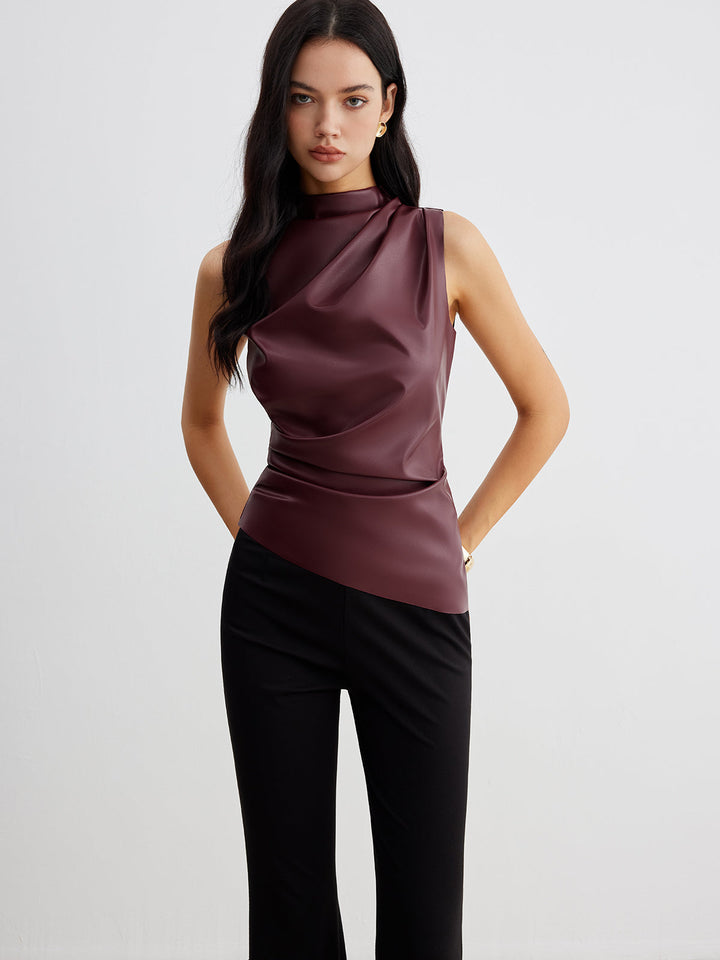 Stella | Women’s Summer Sleeveless Chic High Neck Top