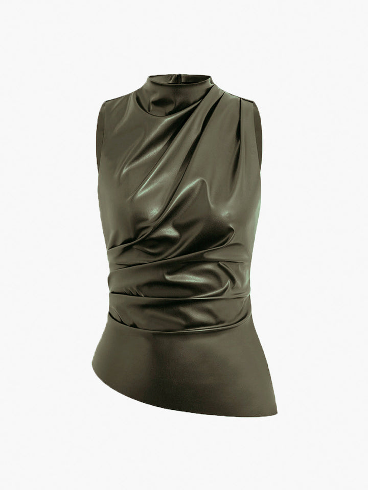 Stella | Women’s Summer Sleeveless Chic High Neck Top
