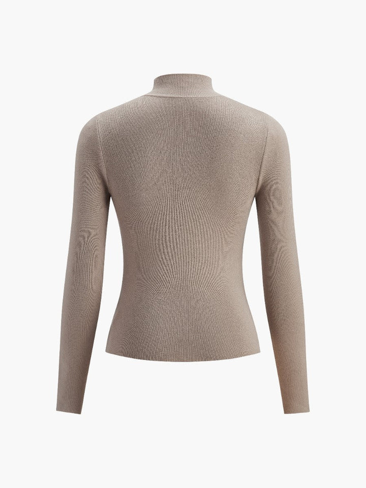 Maisie | Women’s Spring Comfortable Mock Neck Top