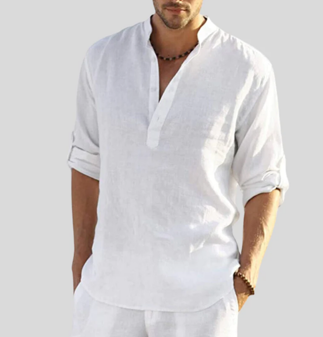 Daniel | Men Casual Button Placket Long Sleeve Shirt