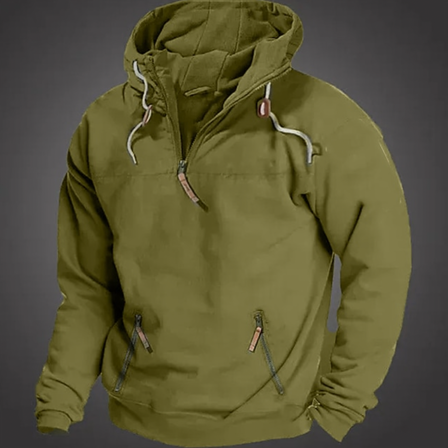 James | Men’s Half Zip Hooded Casual Jacket