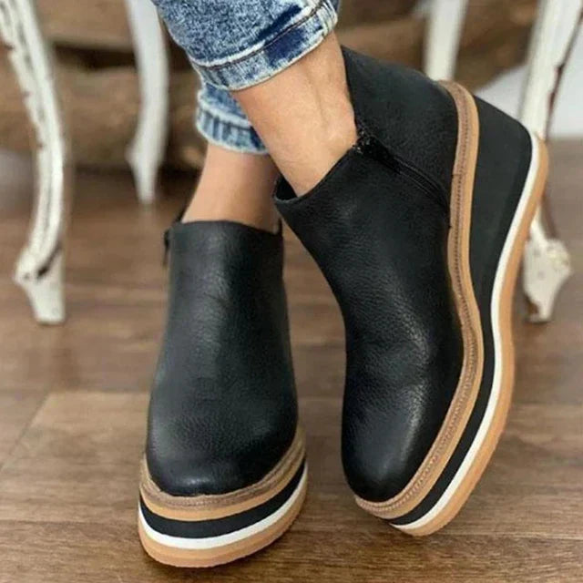 Sarah | Women’s Orthopedic Platform Ankle Boots