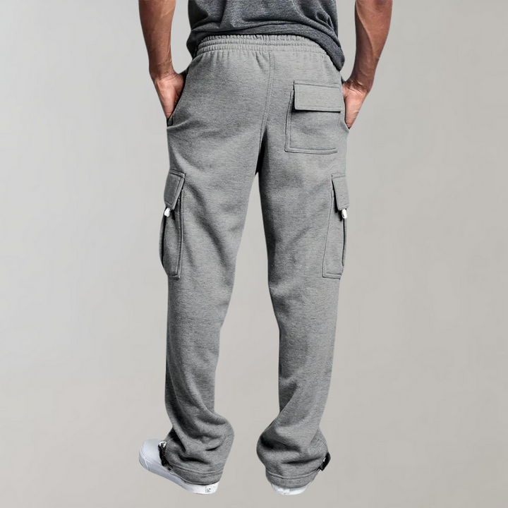 David | Men’s Drawstring Cargo Jogger Pants for Comfort