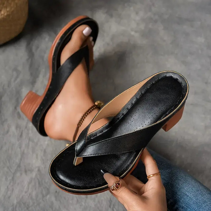 Audrey | Womens Orthopedic Slip On Sandal Heels