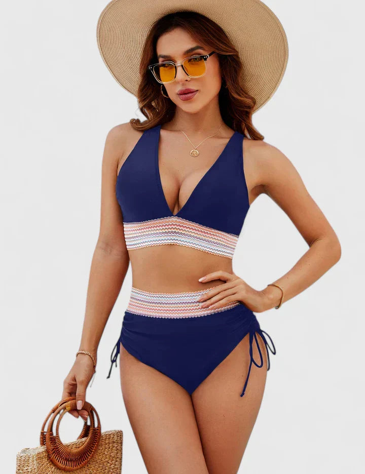 Lily | Women’s High-Waisted Bikini Swimsuit Set