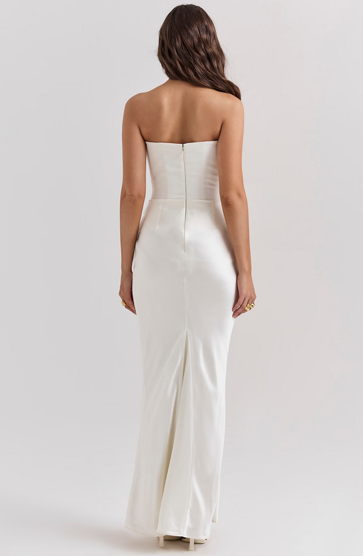Camille | Women’s Strapless Corset Bodycon Maxi Dress