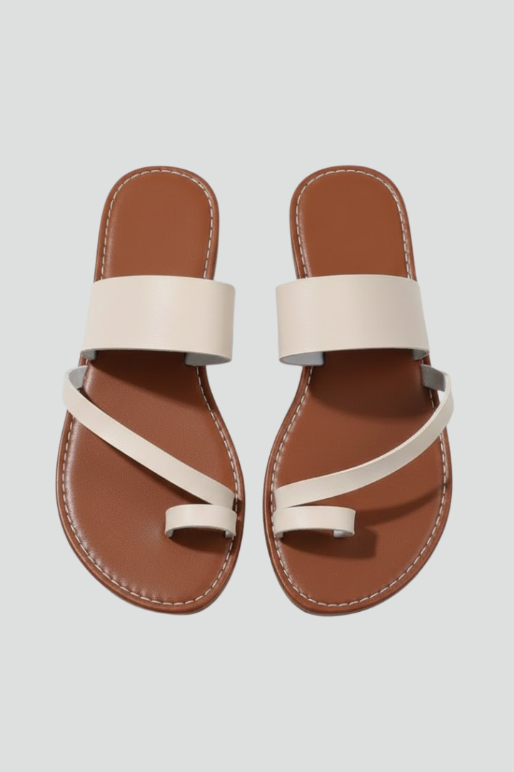 Jasmine | Women’s Slip-On Sandals with Buckle Strap