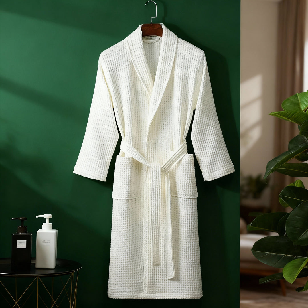 Elizabeth | Women’s Spring Waffle Lounge Robe
