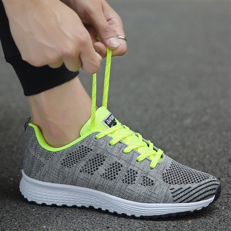 Elizabeth | Womens Lace Up Casual Walking Sneakers